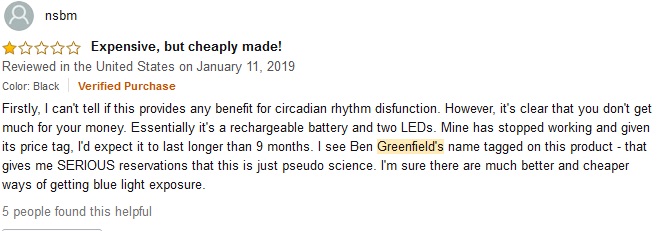 Greenfield is known for pseudoscience